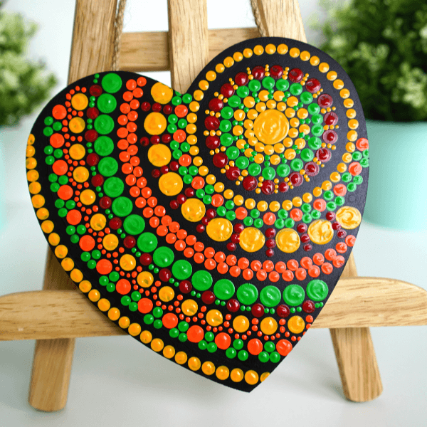 Fiery Heart Mandala